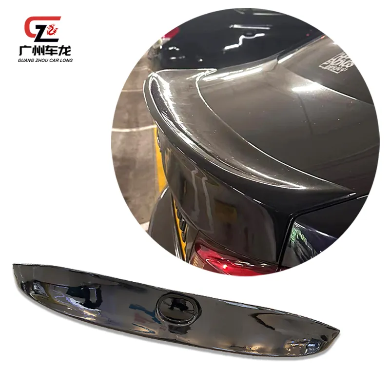 Rear Bumper Diffuser For Lexus IS250 IS300 IS350 2006-2012 - Glossy Black Carbon Look