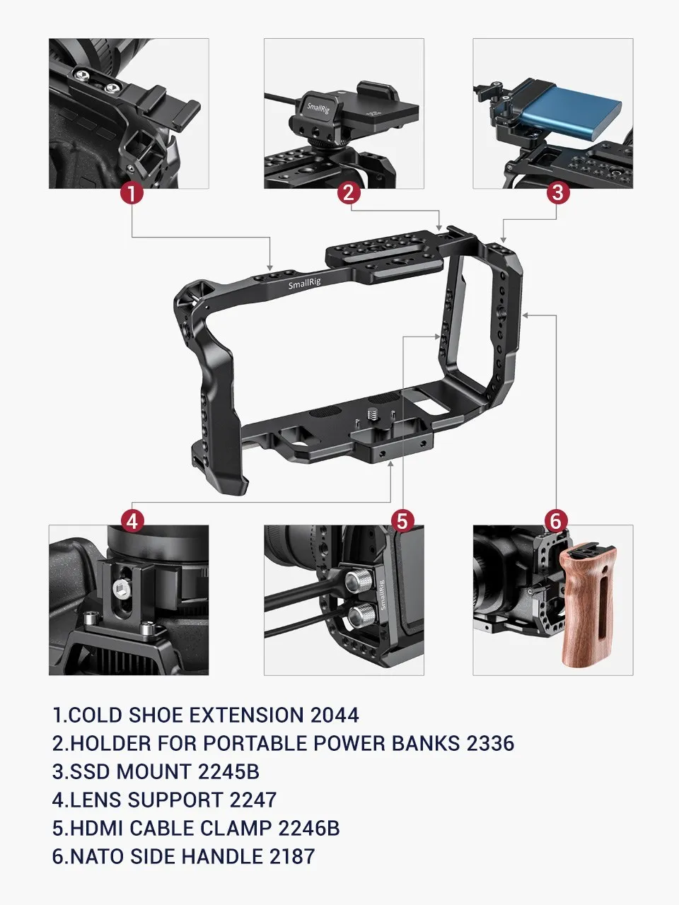 Blackmagic Pocket Cinema digital camera with SmallRig...