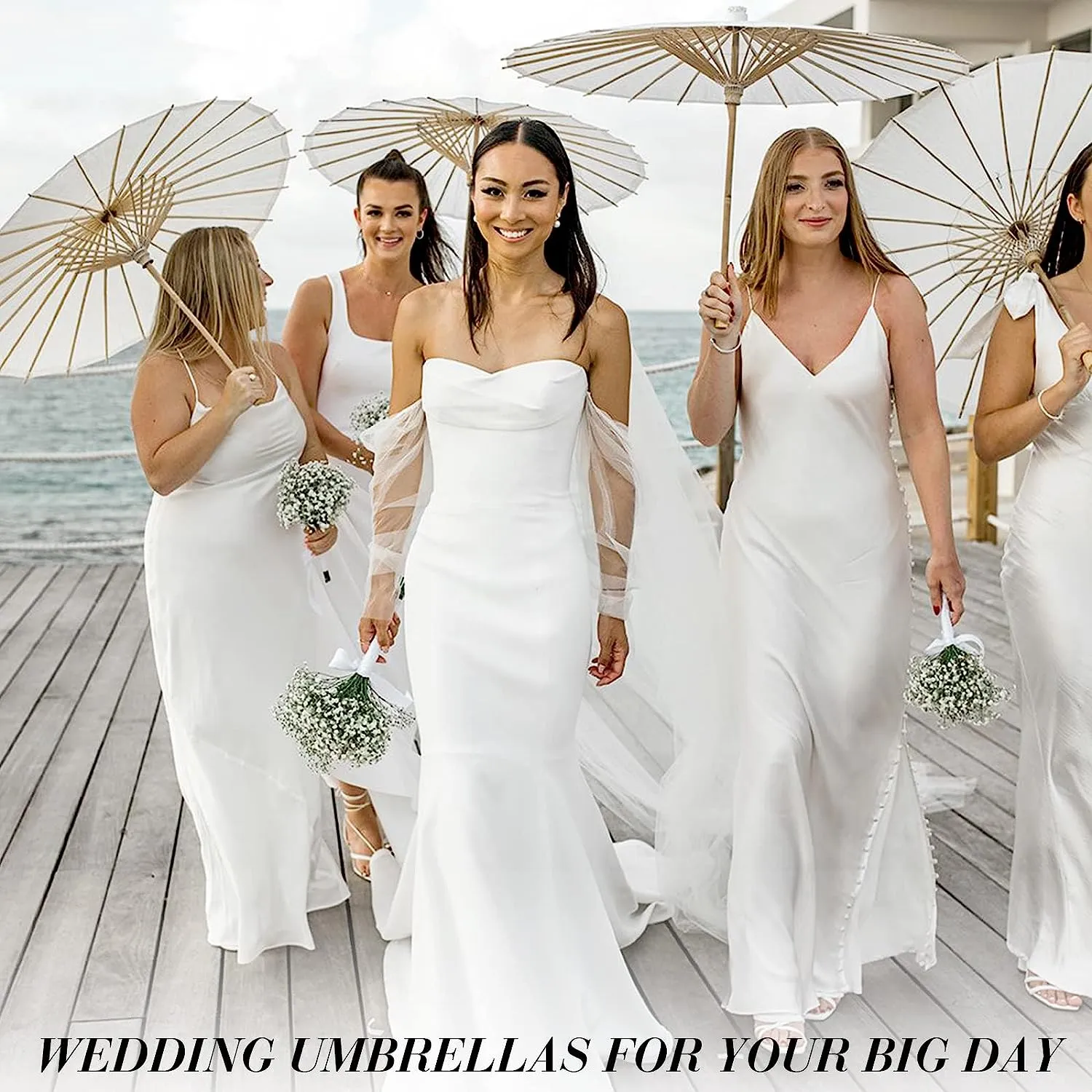 Wedding Paper Parasols 7/16/23.6/31.5 in 60/80cm Chinese Bamboo Umbrellas  for Bridal Shower Centerpieces from Dhgate Other Household Sundries - price  51.64, image size:1500x1500