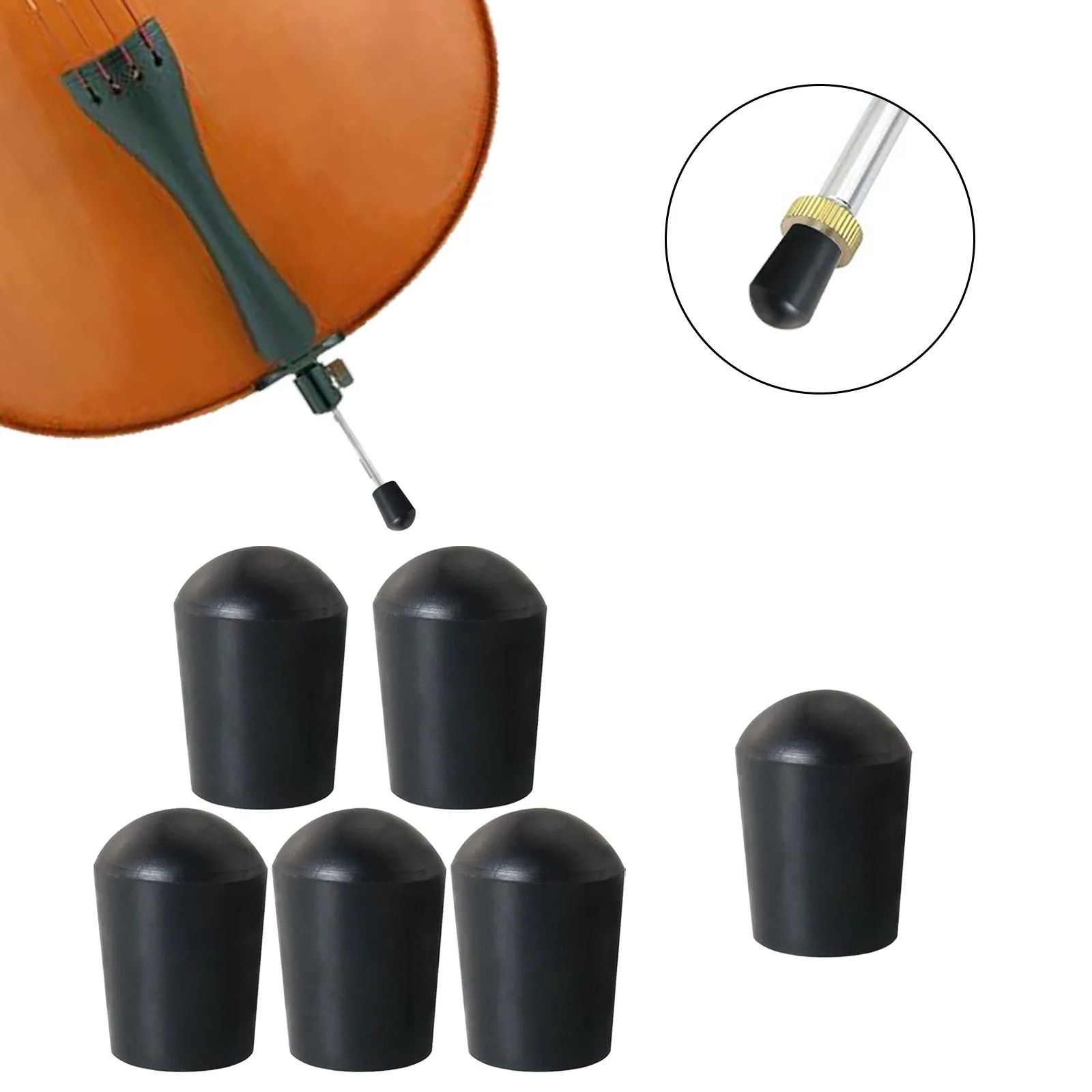 Cello End Cap Protector Rubber Anti Slip End Tip Cover for Cellist from ...