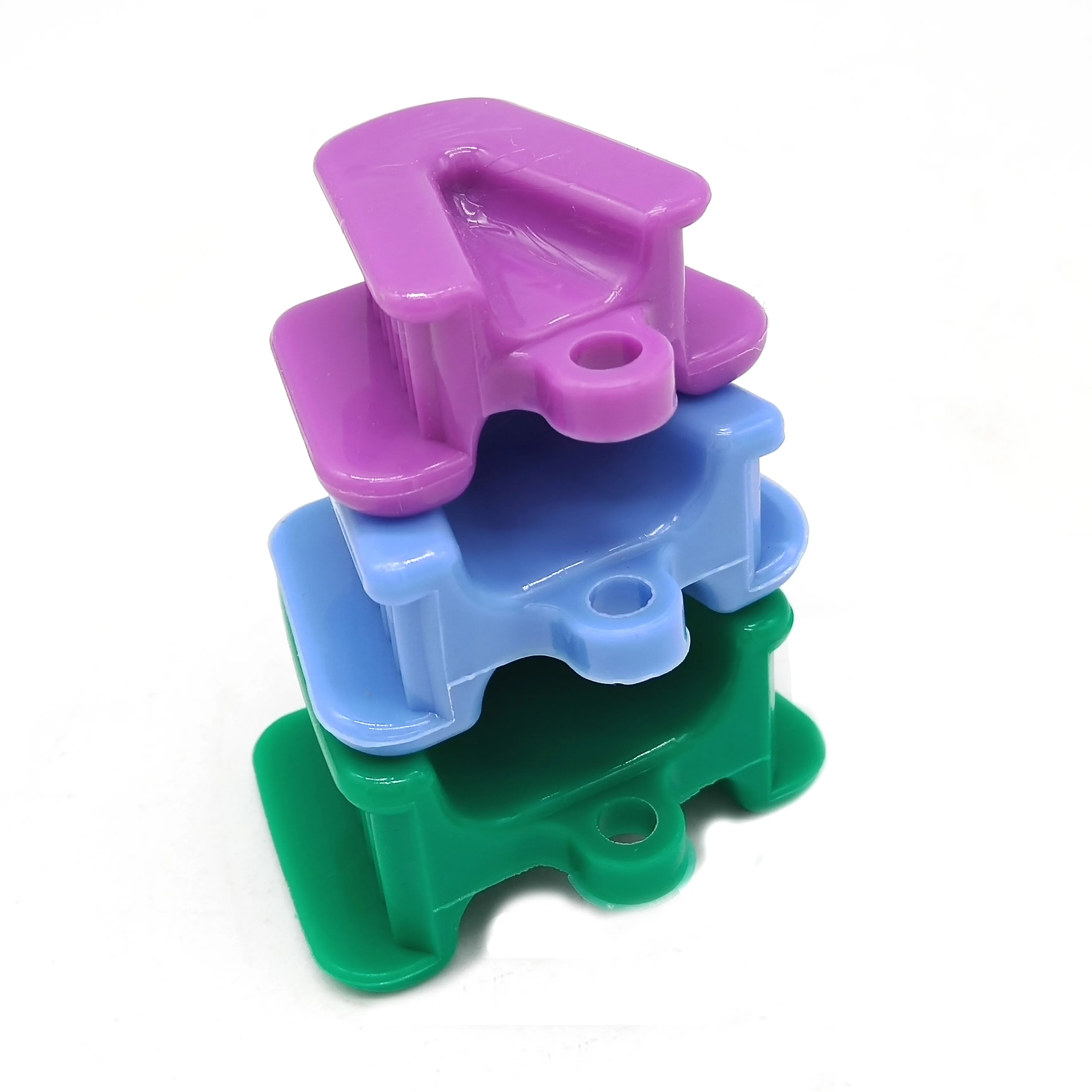 SHUATI 6 Packs Dental Bite Blocks,Dental Oral Silicone Mouth Prop Bite Blocks,Dental Bite Blocks Mouth Props