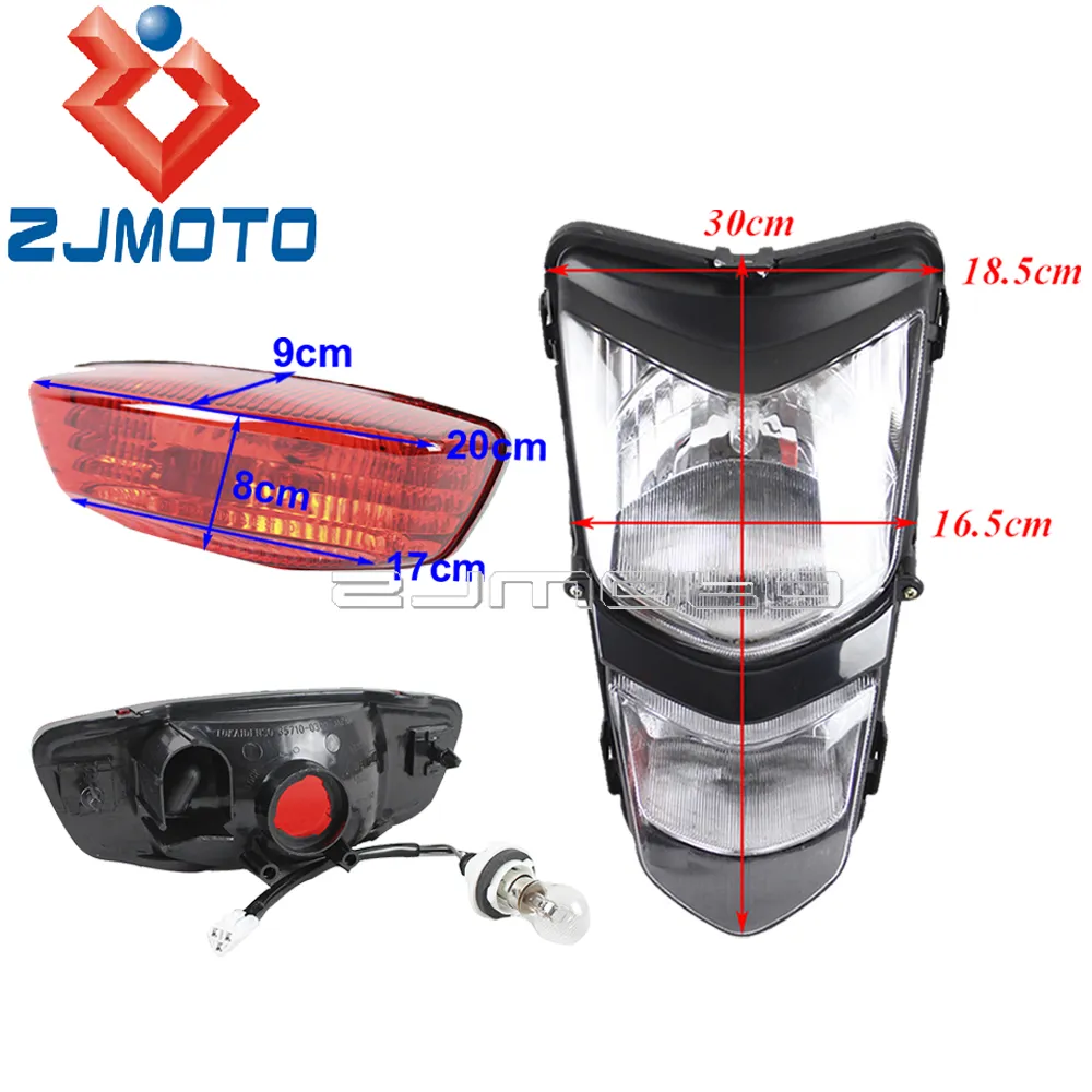 Red Lens Rear Brake Tail Light For Suzuki LTF 250 Ozark, LT-Z250, LTZ 400, LT-F – OEM Replacement 35710-03G20