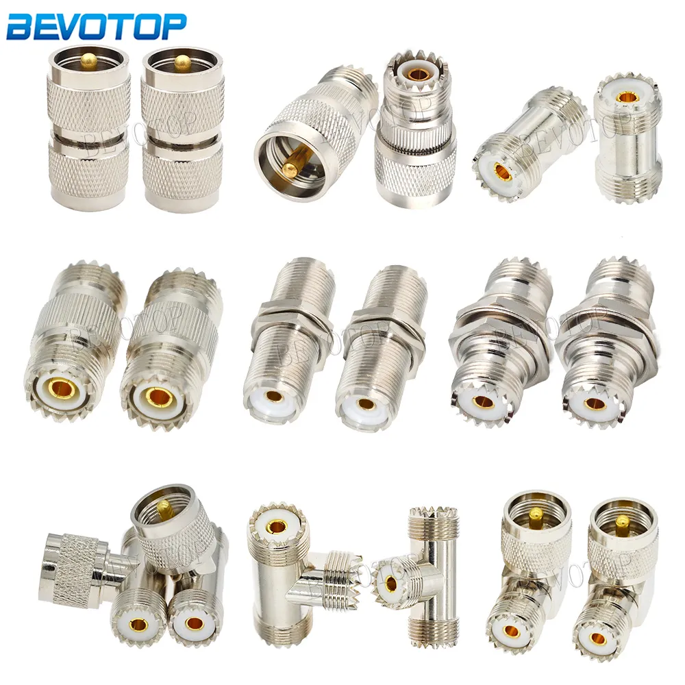 1Pcs TNC Male to UHF PL259 PL-259 Male R/F Coaxial Coax