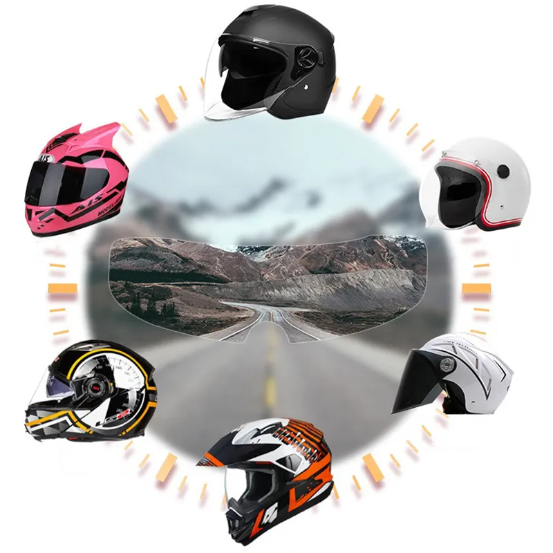 Motorcycle Helmet Cover Motorcycle Helmet Rain Film, Anti-Fog