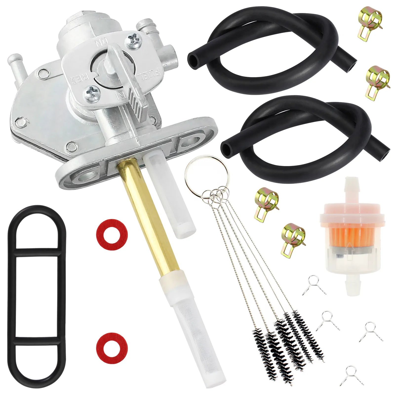 Brandstof Benzinekraan Klep Tank Schakelaar Fit for Ninja 500 250R 900R EX500 EN500 VN800 Vulcan 500 800 Zephyr 750 ZR750 KFX80 GPZ1100 vervangingsonderdelen Brandstof Benzinekraan Klep Tank Schakelaar Fit for Ninja 500 250R 900R EX500 EN500 VN800 Vulcan 500 800 Zephyr 750 ZR750 KFX80 GPZ1100 vervangingsonderdelen