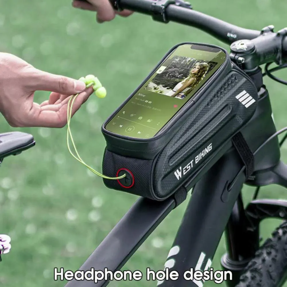 Save Big on Bulk Bike Phone Bag Waterproof Waterproof Bicycle Phone Holder  Touch Screen Bike Bag Mountain Bike Upper Tube Cycling Storage Bag With