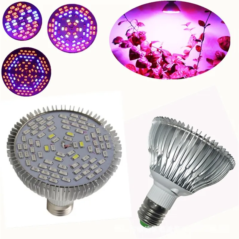 Full Spectrum LED Grow Light 18W 28W 40W 80W 120W Red Blue UV IR for ...