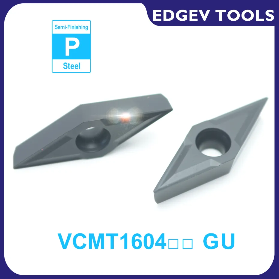 ISCAR VCMT160404-SM IC8250 – 10 Hartmetall-Wendeschneidplatten Aus Israel