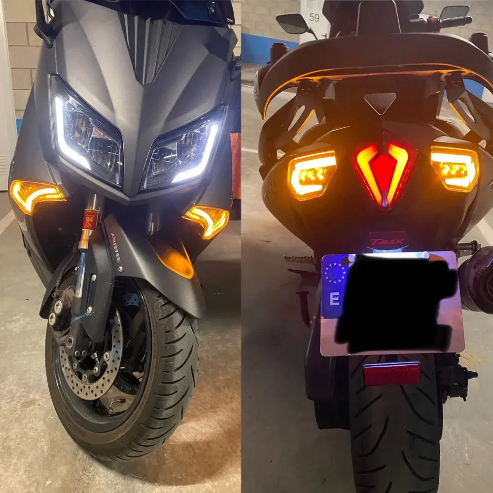 t-max530 2012年フロントリアテールライトセット 並行輸入品】フィット2012-2016 TMAX530 T-MAX 530 ledフロント