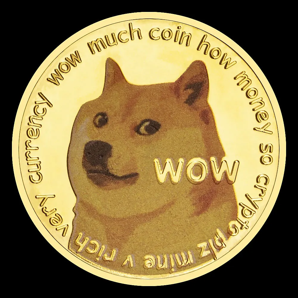 Dogecoin Gold Plated 40mm Crypto Commemorative Coin Souvenir and Home  Decoration from Dhgate Diamond Painting - price 62.55