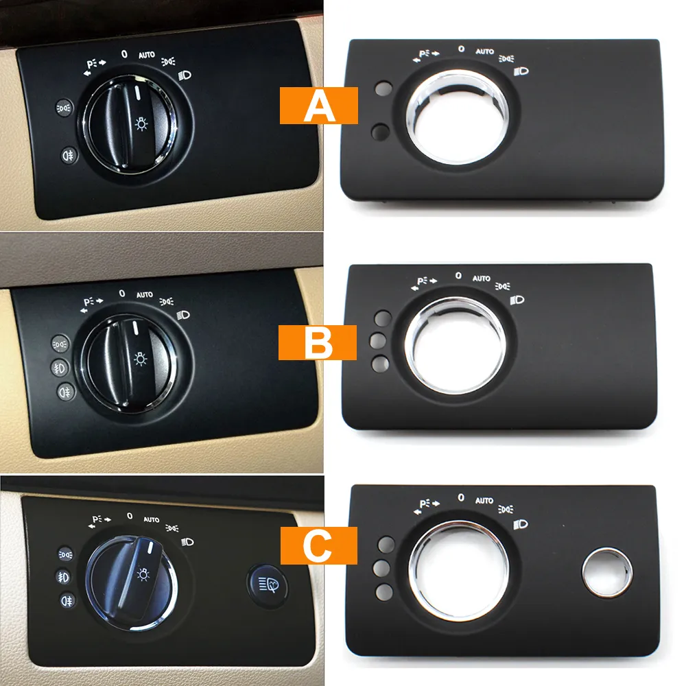 Repa Cover LHD Interior Headlight Switch Repair Cover Panel Trim for Mercedes Benz ...