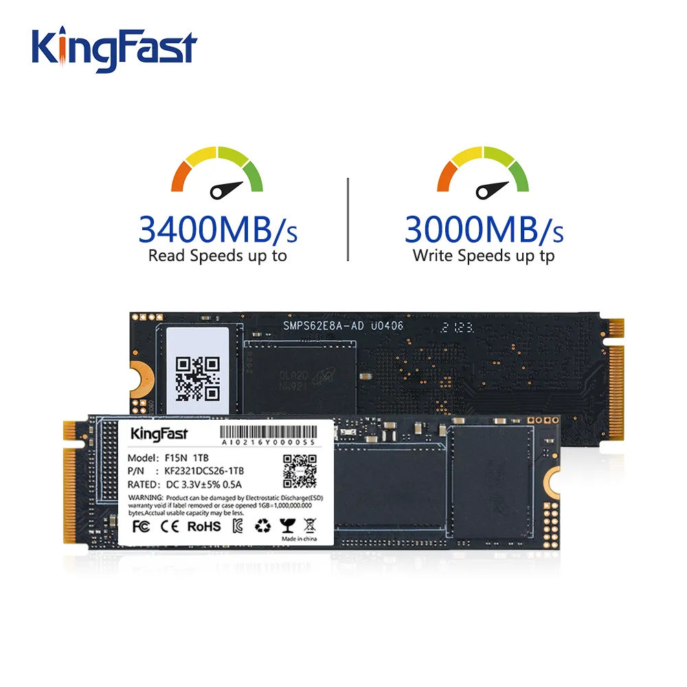 KingFast M.2 Ie NVMe SSD Internal Hard Drive 256GB 512GB 1TB 2TB