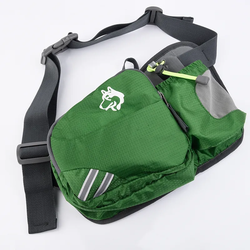 Running Waist Bag, Hiking Waist Packs, Black Unisex Multi