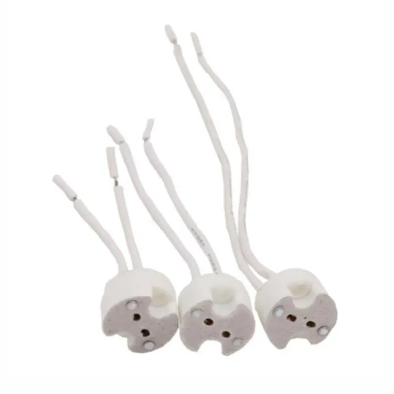 Socket Adapter Mr16 Ceramic LED Socket Adapter for MR16, MR11, GU5.3, G4 Halogen Lamps ...