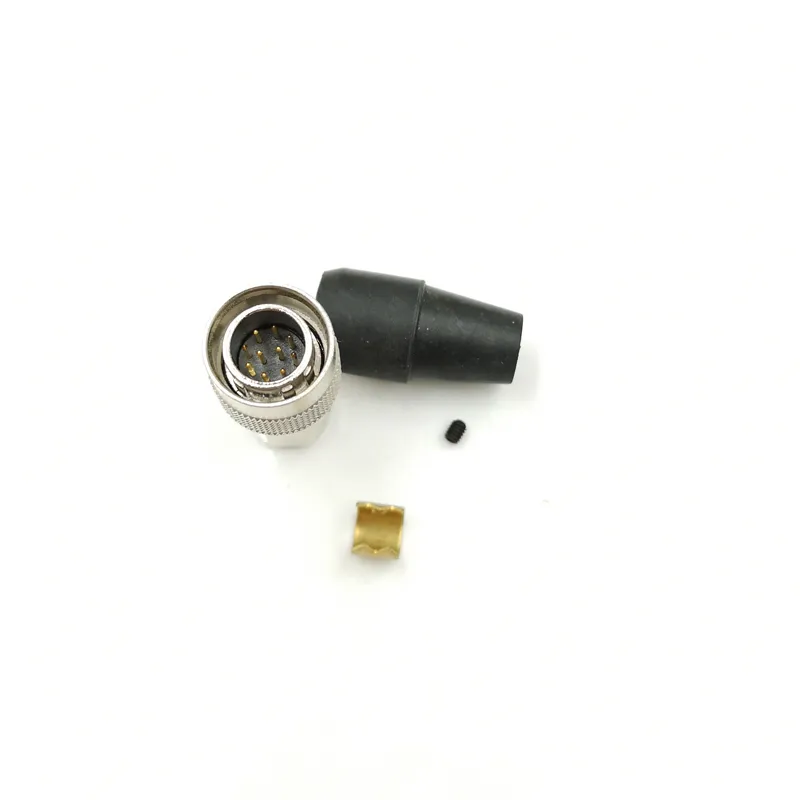 HIROSE Connector HR 10A Male Plug with 4, 6, 10, and 12 Pins for ZOOM ...