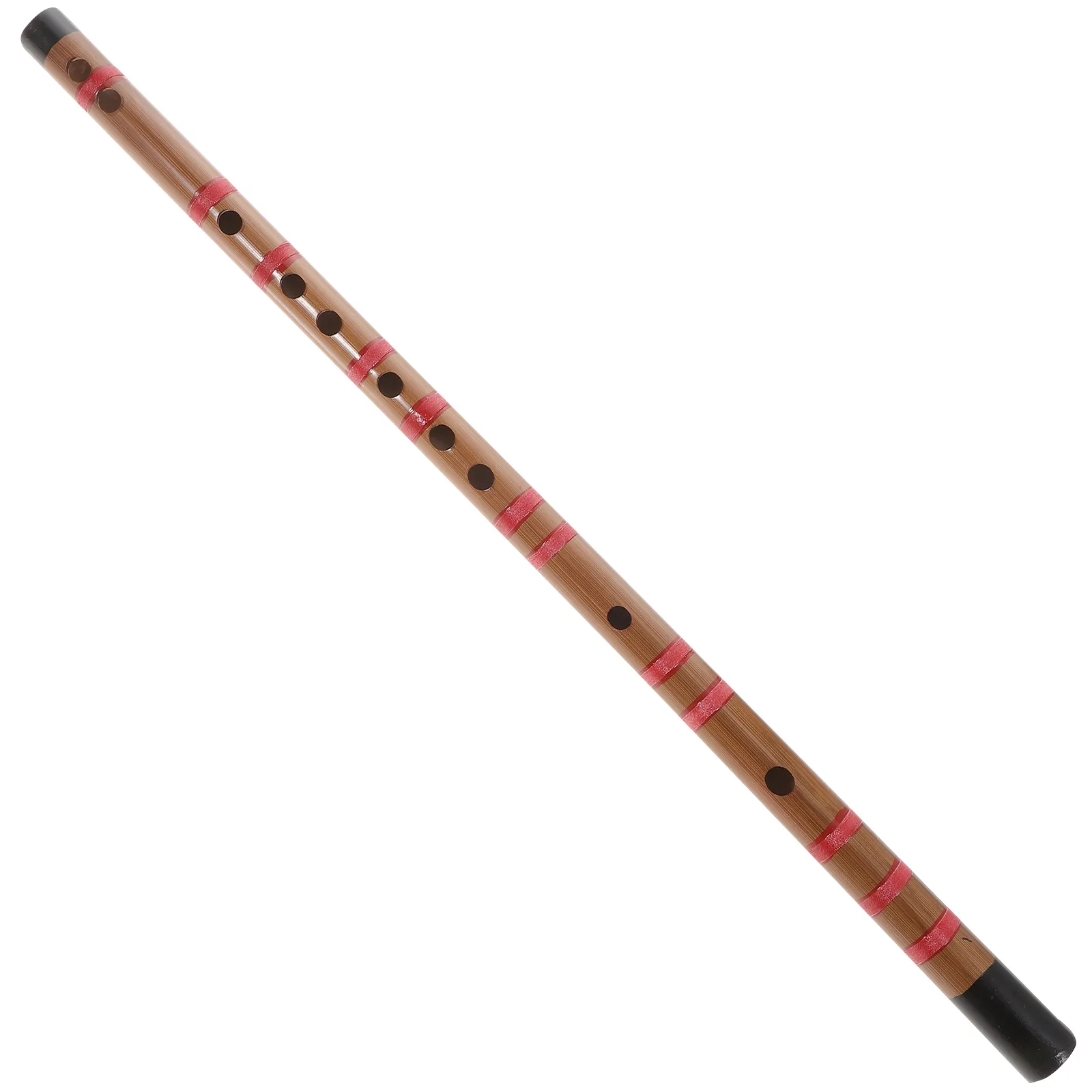 DHgate Melodious Vintage Wooden Flute Traditional Chinese Dizi Flute Set with Protective Membrane Musical Instruments