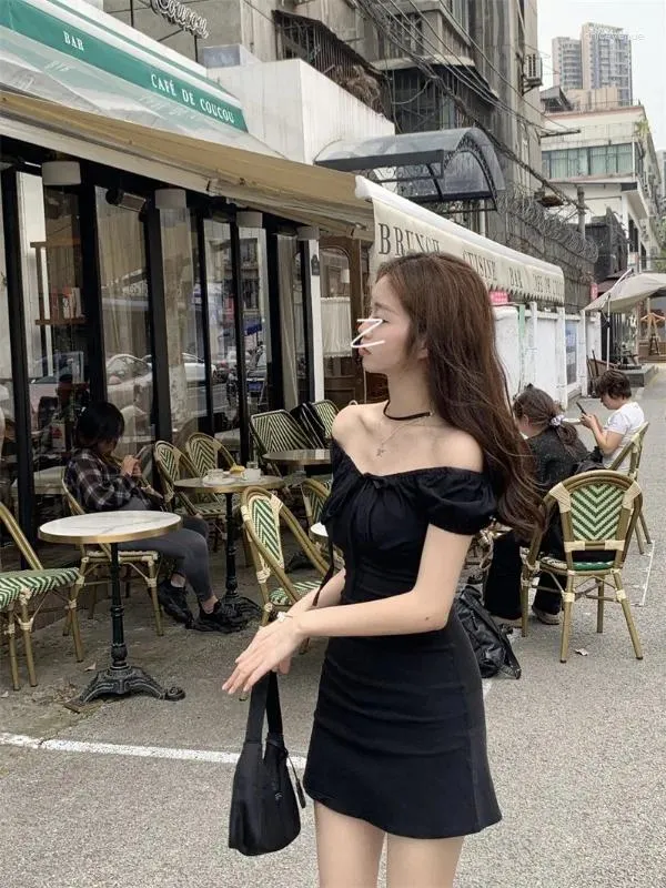 Square Neck Korean Mini Dress Fashion Korean Short Dress Styles Shop