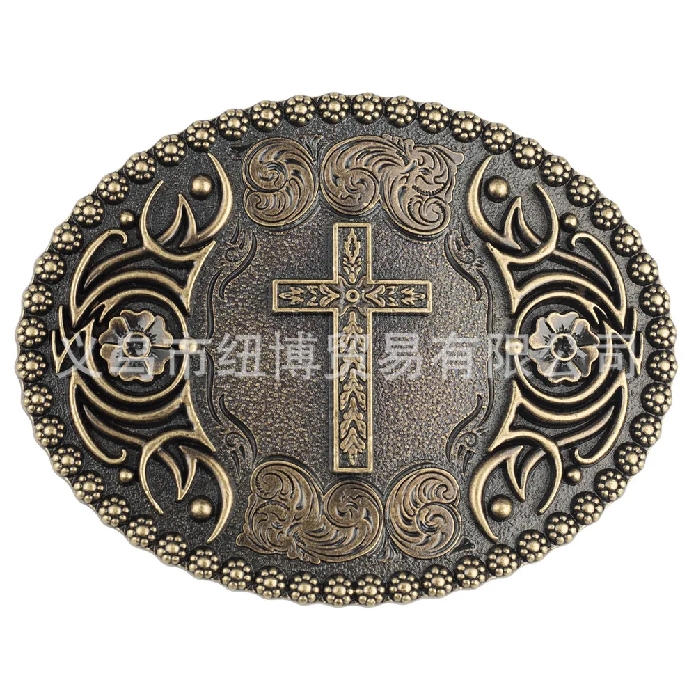 Cross Belt Buckles: Oval Amulet Belt Buckle With From Ddmyday