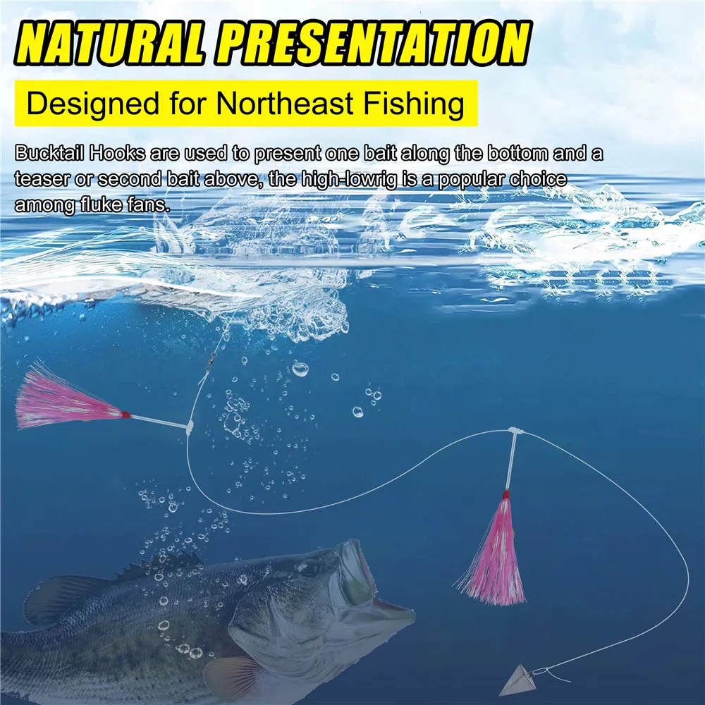 John Skinner Fluke Rigs Surf Fishing John Skinner Bucktail Rig