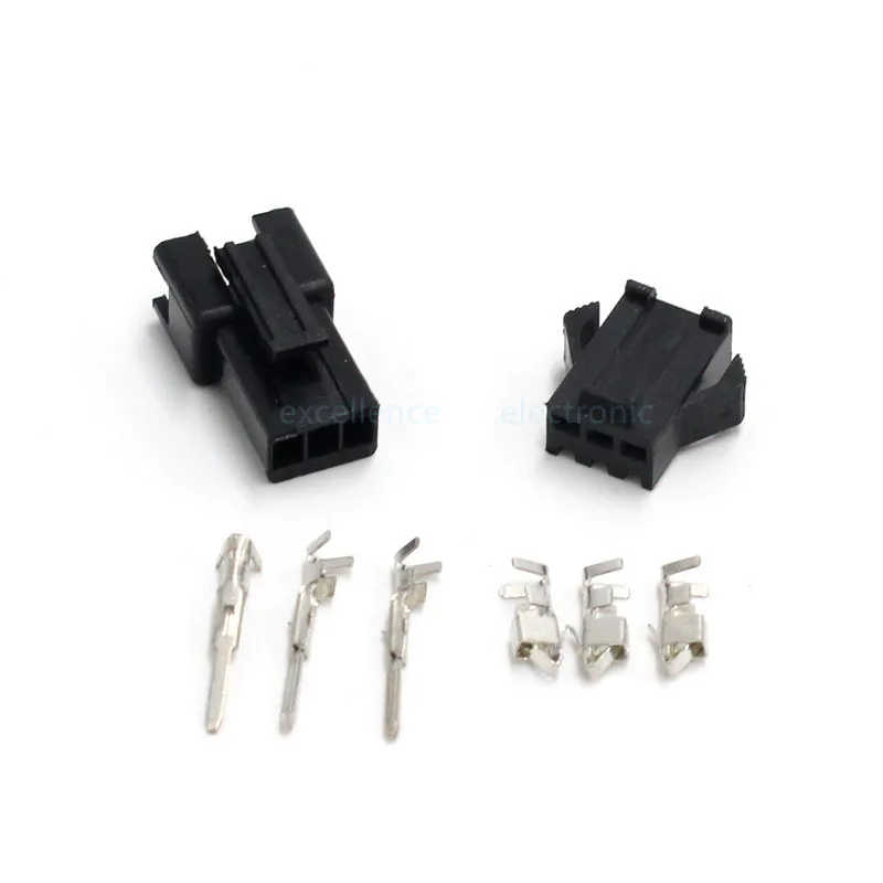 Connecteurs électroniques EL-6P 4.5mm Pitch - 2 Sets Mâle/femelle + Bornes - Pour Câblage, Projets DIY