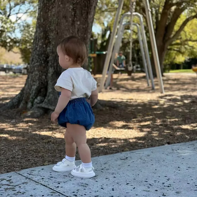 Baby boy white denim shorts deals