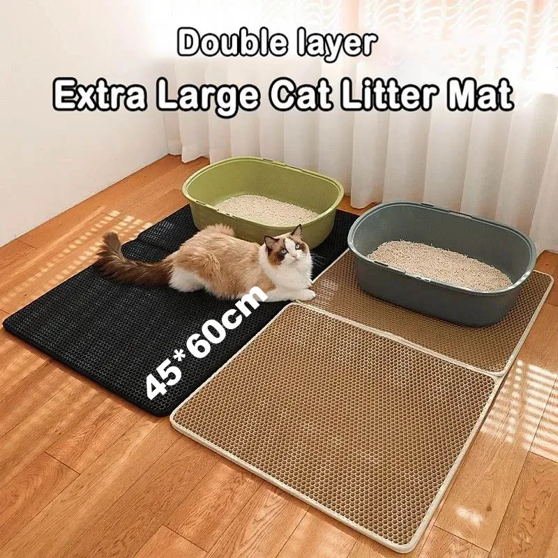 Jumbo Hooded Catit Cat Super Grippy, Stops Litter Tracking