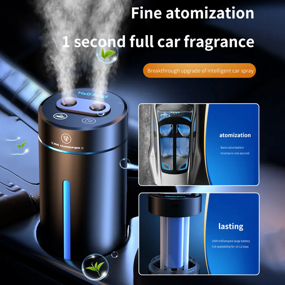 DHgate.com:380ml Double-Hole Mini Nano Spray Humidifier, Essential Oil ...