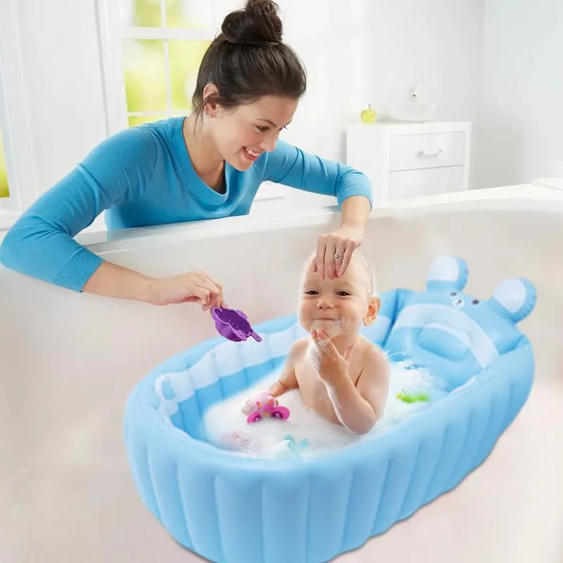 Inflatable Bathtub Adult: Portable Collapsible Bath Tub For