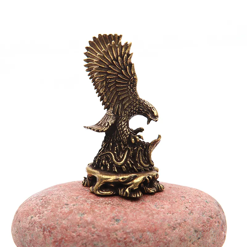 Antique Eagle & Snake Brass Figurine - Vintage Home Decor, Feng Shui ...