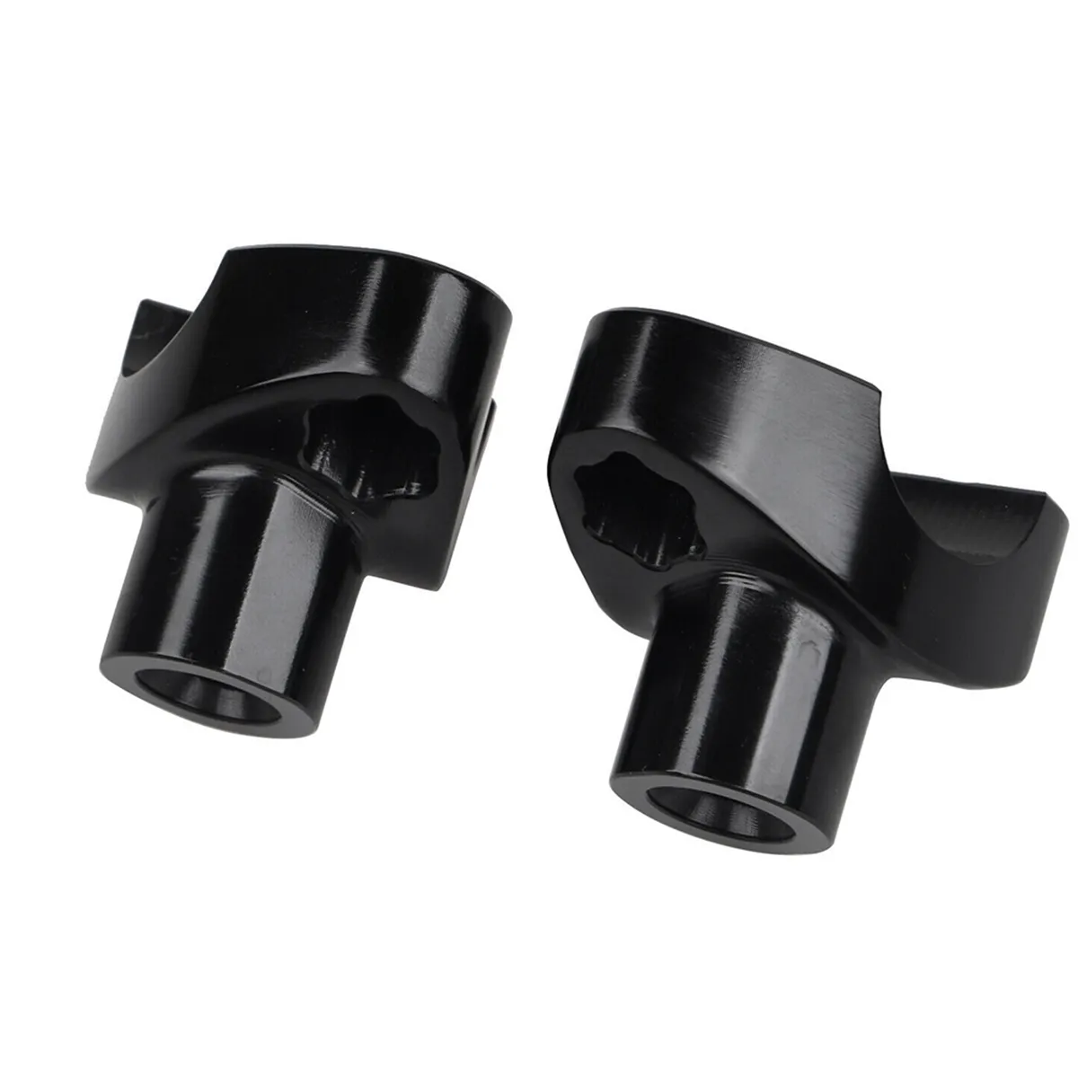 Black 1 Handlebar Risers For Harley Dyna Softail Sportster XL 883 1200 1 1/2  Rise From Ddmyjan, $59.28 | DHgate.Com, image size:1200x1200