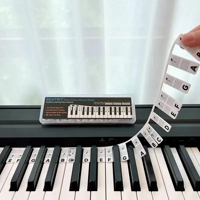Reusable Silicone Piano Keyboard Note Labels ... From Ddmyapr, $18.11 ...