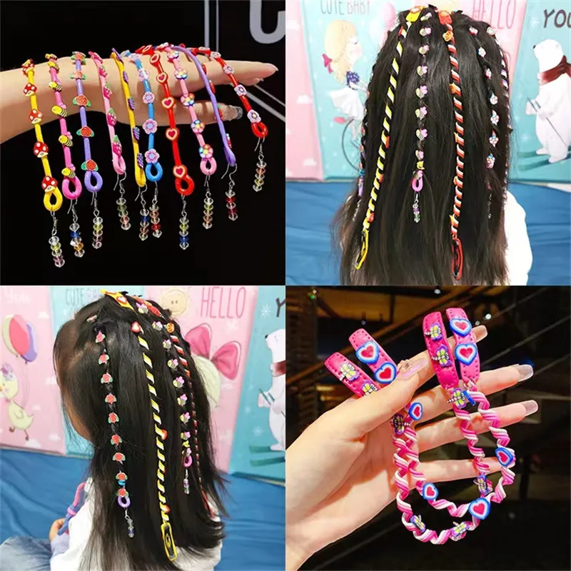 3 VTG HAIR BARRETTE MADE IN FRANCE twist BRAIDED plastic Vtg hair barrettes plastic - Gem main image 2