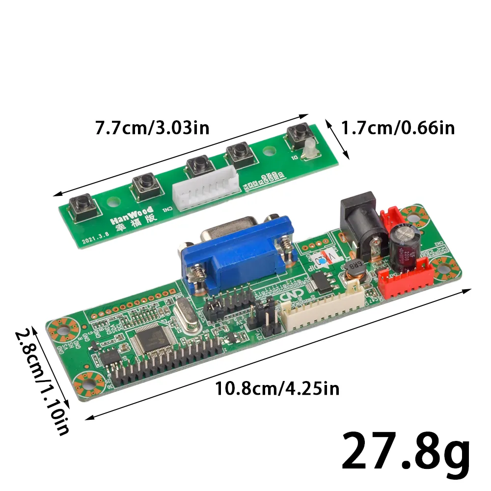 Save Big on Bulk Video Display Module Composite Video VGA Adapter Set Universal LCD Driver Board Module With LVDS Screen Cable For Enhanced Display