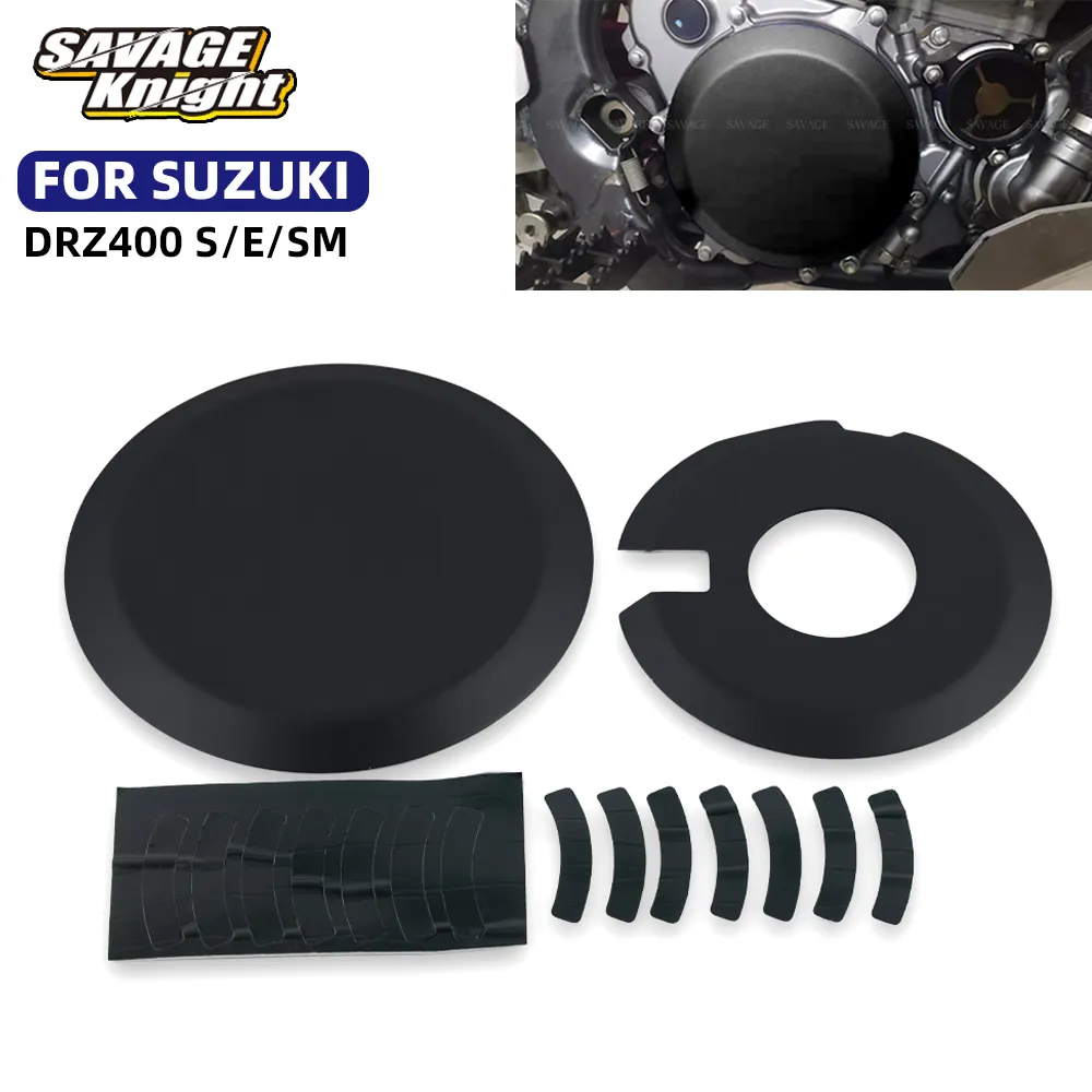 T6 6061 Aluminum Engine Clutch Case Cover Guards For Suzuki DRZ400S/SM/E 2000-2022 – Anodized, Pair