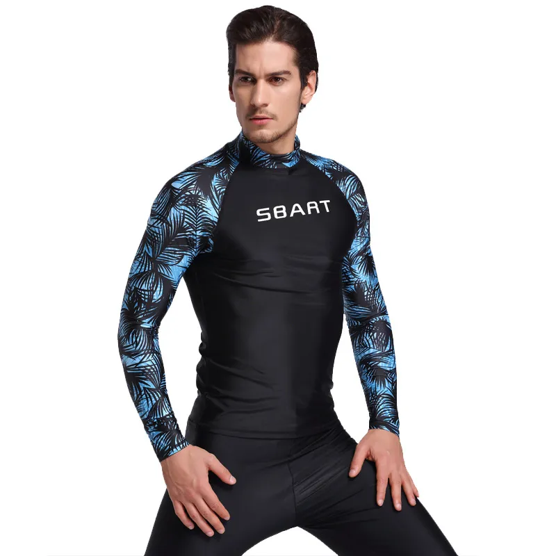 Long Sleeve Swimwear For Men: UV Protection Rash Guard, Surfing