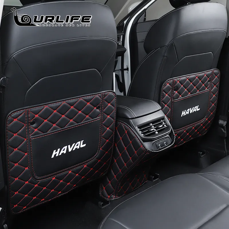 Universal PU Leather Car Anti-Kick Mats Auto Seat Back Protector Cover For Children Kids Car Anti-Dirty Pad Car Accessories - 34 - View #11