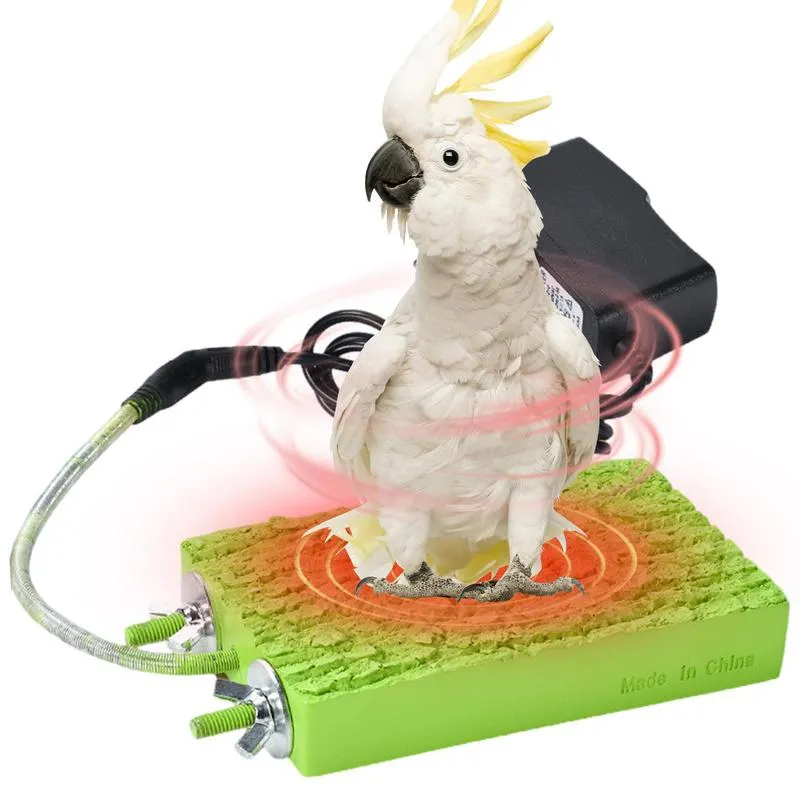 Parrot Cage Stand Heated Perch: Thermo Bird Platform, Automatic ...