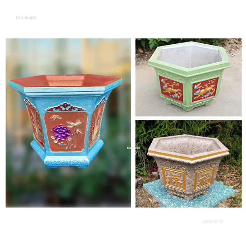 Pot En Béton Jardinière En Béton Géométrique Moderne | Photo Premium