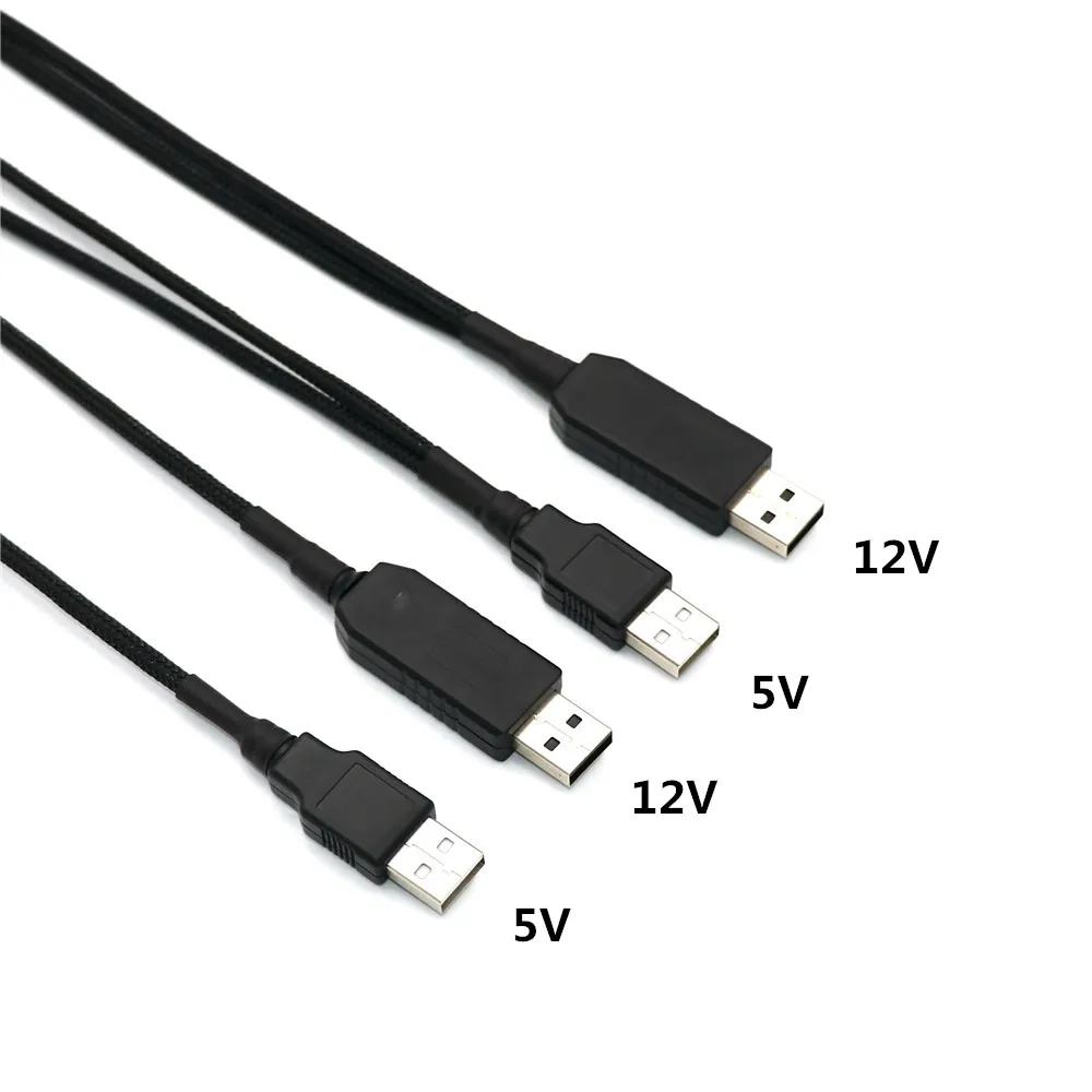 Step Splitter Color Y Splitter USB Fan Adapter cable tv - 5V/12V Speed,...