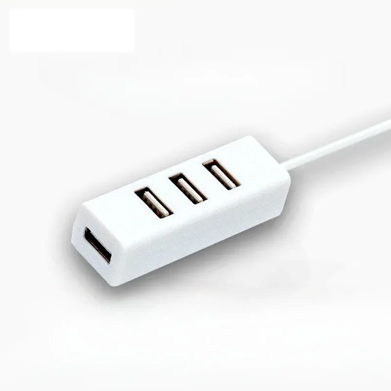USB 2.0 Multi Port Hub Splitter Power Adapter 4 Port for PC Windows ...