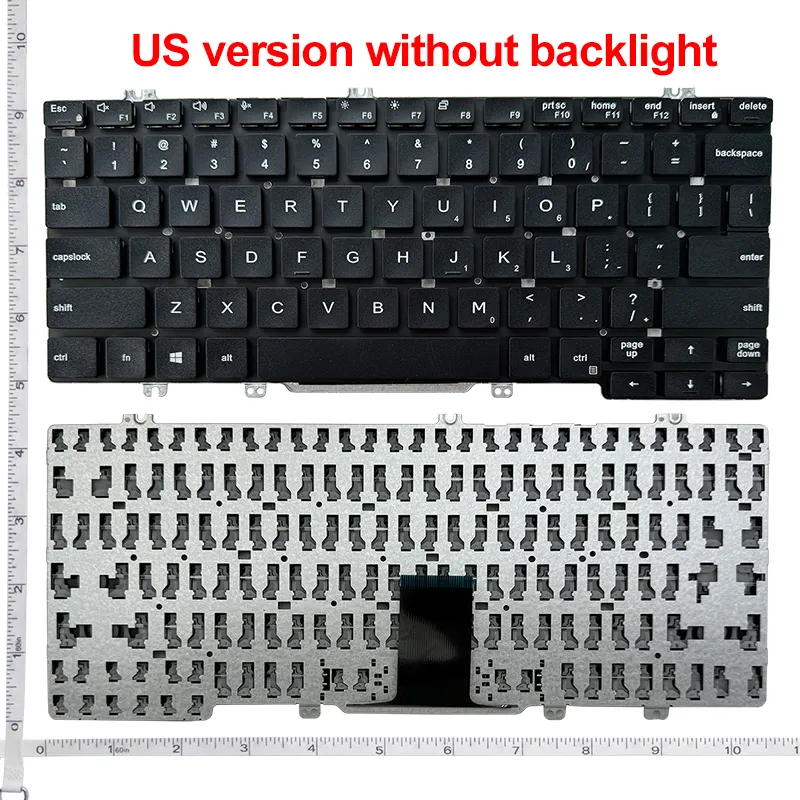 US English NEW Laptop Keyboard For Dell Latitude 3300 5200 5300 7200 ...