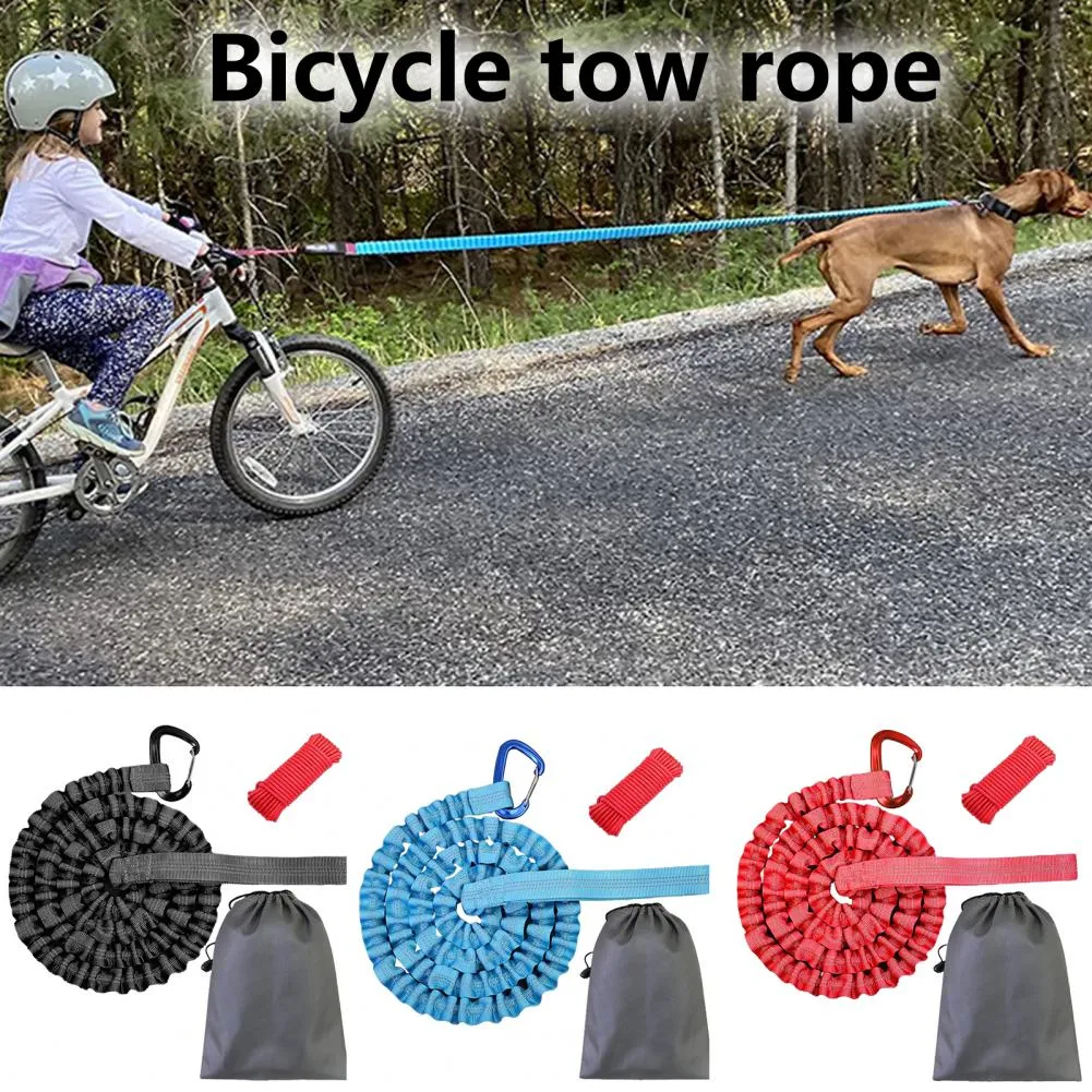 Stretchable Bungee Tow Rope Bicycle Tow Strap Crash Resistant Reusable ...