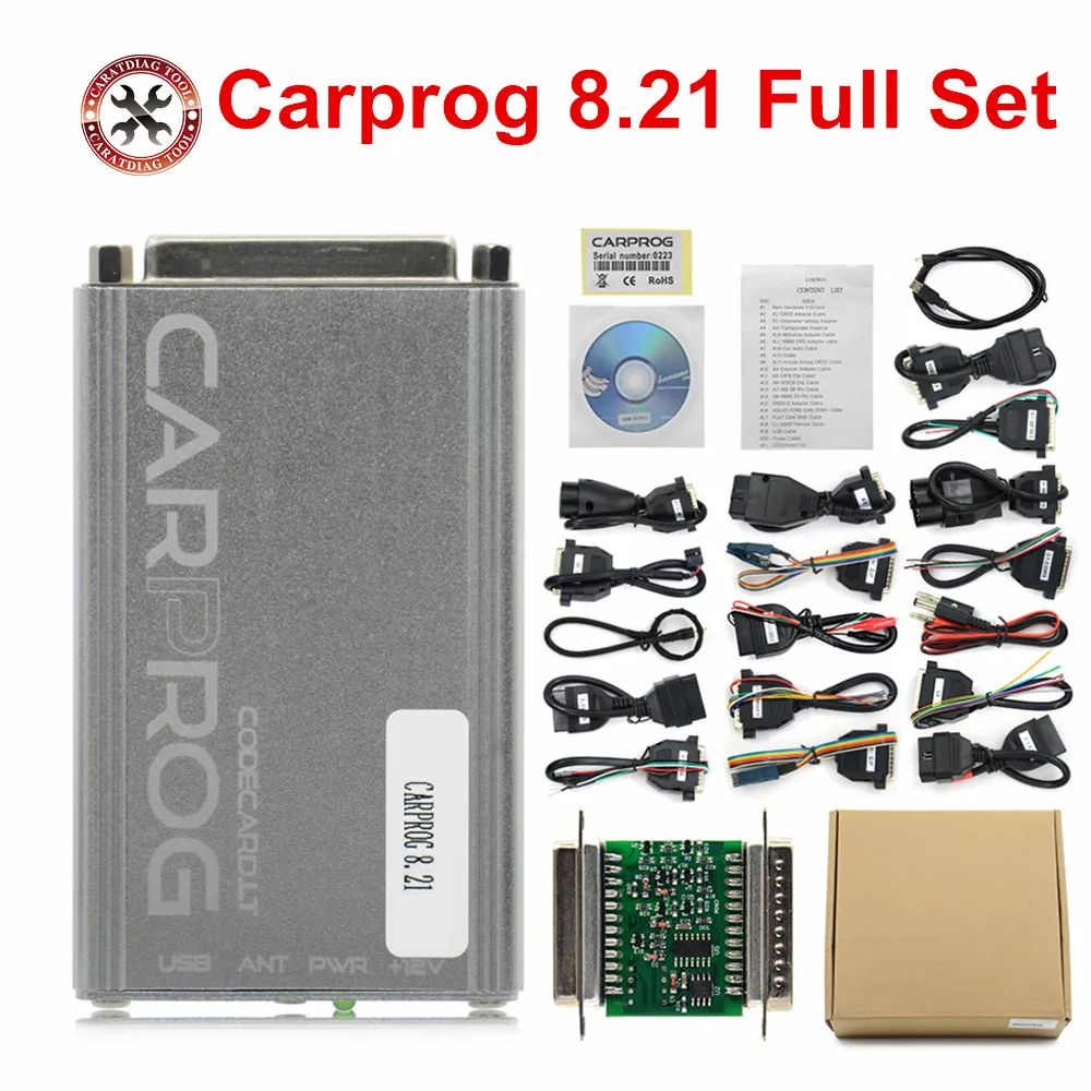 Auto repair tool CARPROG Full V10.05/V10.93 programmer car prog V8.21 all softwares Online ECU Chip Tuning Free Shipping