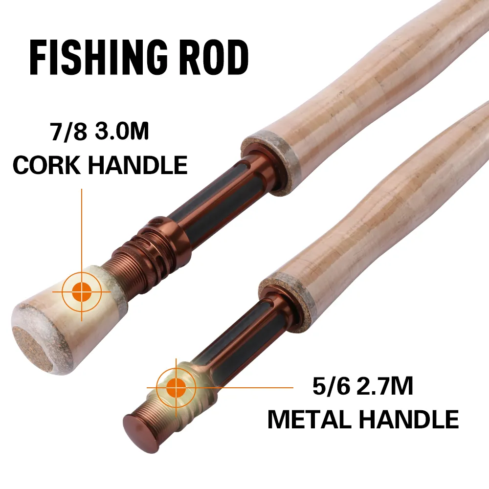 Fly Fishing Rod Combo 2.7M/3.0M with 5/6 and 7/8 Fly Reel CNC-Machined  Aluminum and Dry/Wet Flies Streamer for Trout from Dhgate Rod Reel Combo -  price 321.74