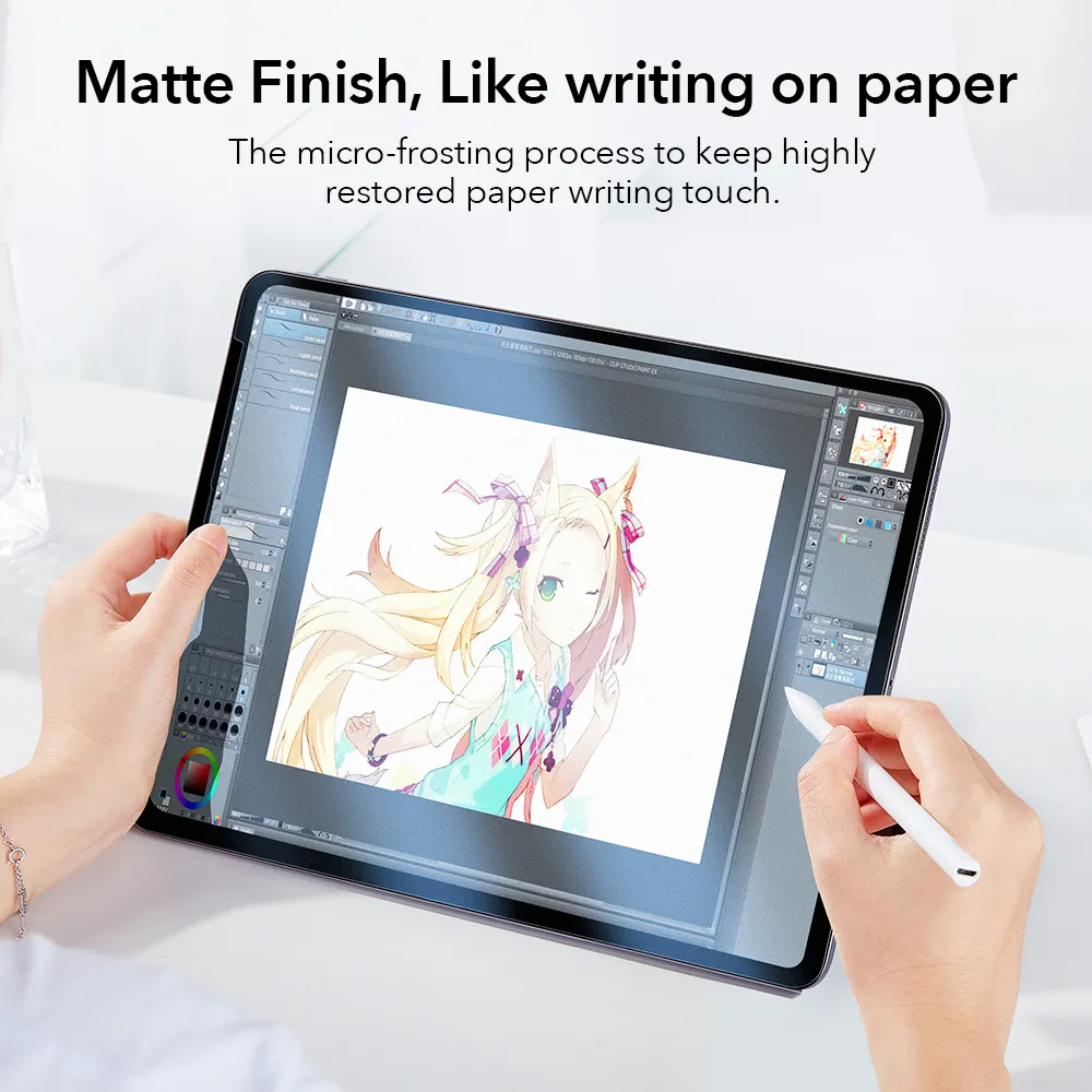 Paper Touch Film Screen Protector For IPad Pro M4 & IPad Air M2/M3 11"/13" - Clear HD