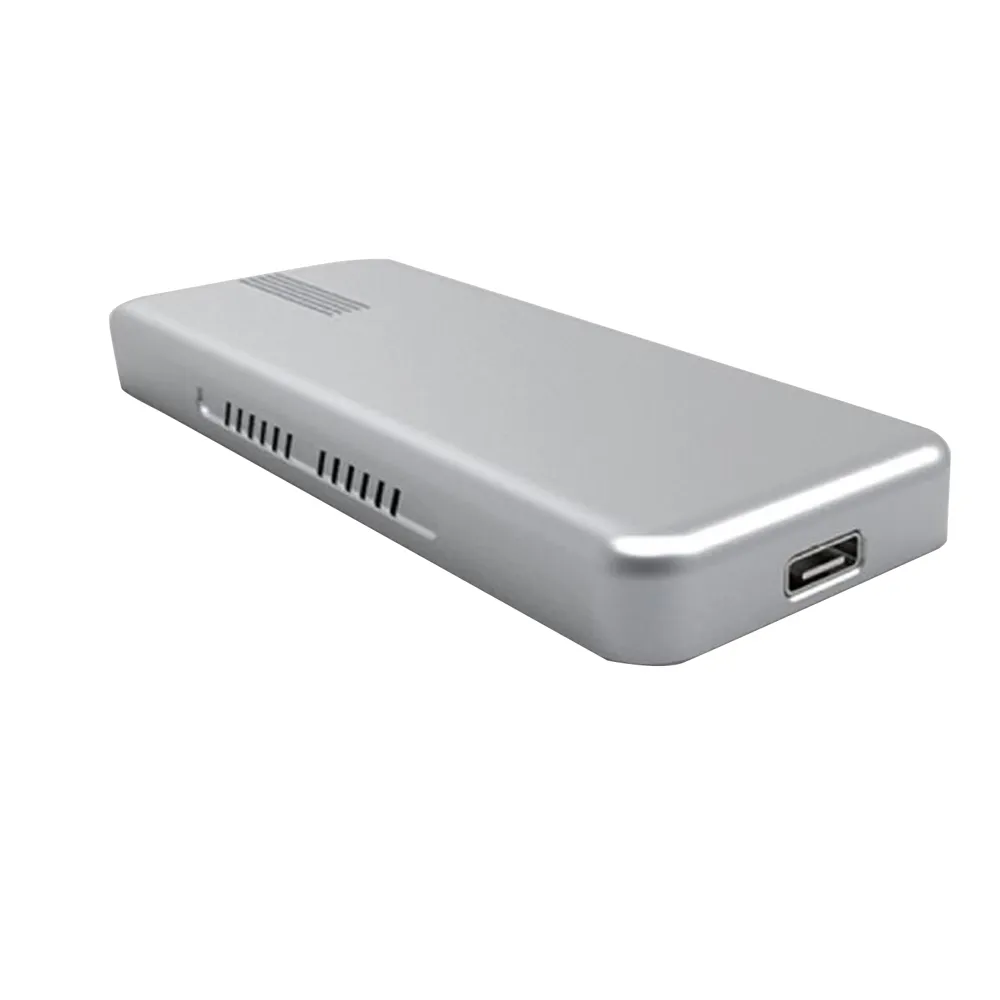 BTBcoin PCIE NVMe USB3.1 SSD Enclosure M.2 to Type C Adapter 10Gbps Support 6TB Capacity M KEY Hard Disk External Drive SSD Case