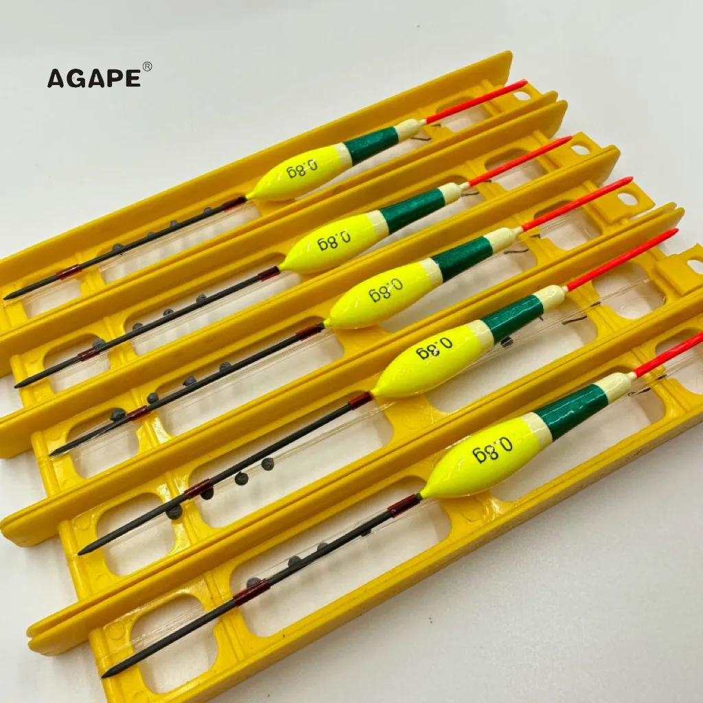 Fishing Floats Set: Assorted Buoyancy Bobbers with Line Winder