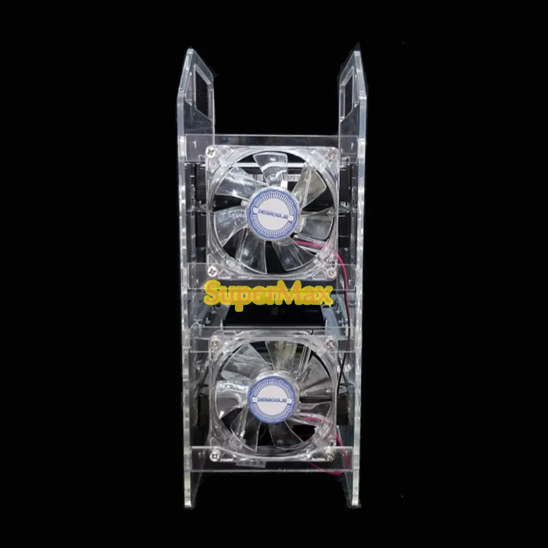 DIY 3.5inch hard drive bracket hdd acrylic bracket Hard disk shelf transparent hard drive cage nas sever bracket