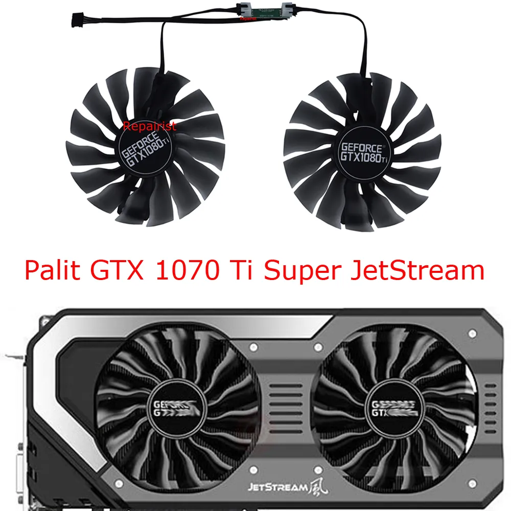 PCパーツ Palit GTX1070Ti GPU Fan Replacements Worldwide