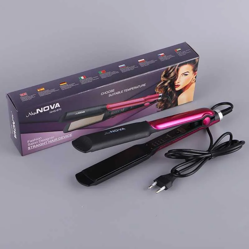European Standard Dual Purpose Crinkle Hair Iron And Curler With Air